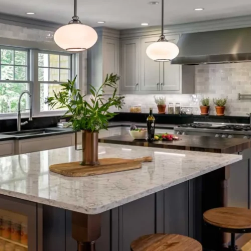 Gray Kitchen Cabinets Stratham, NH