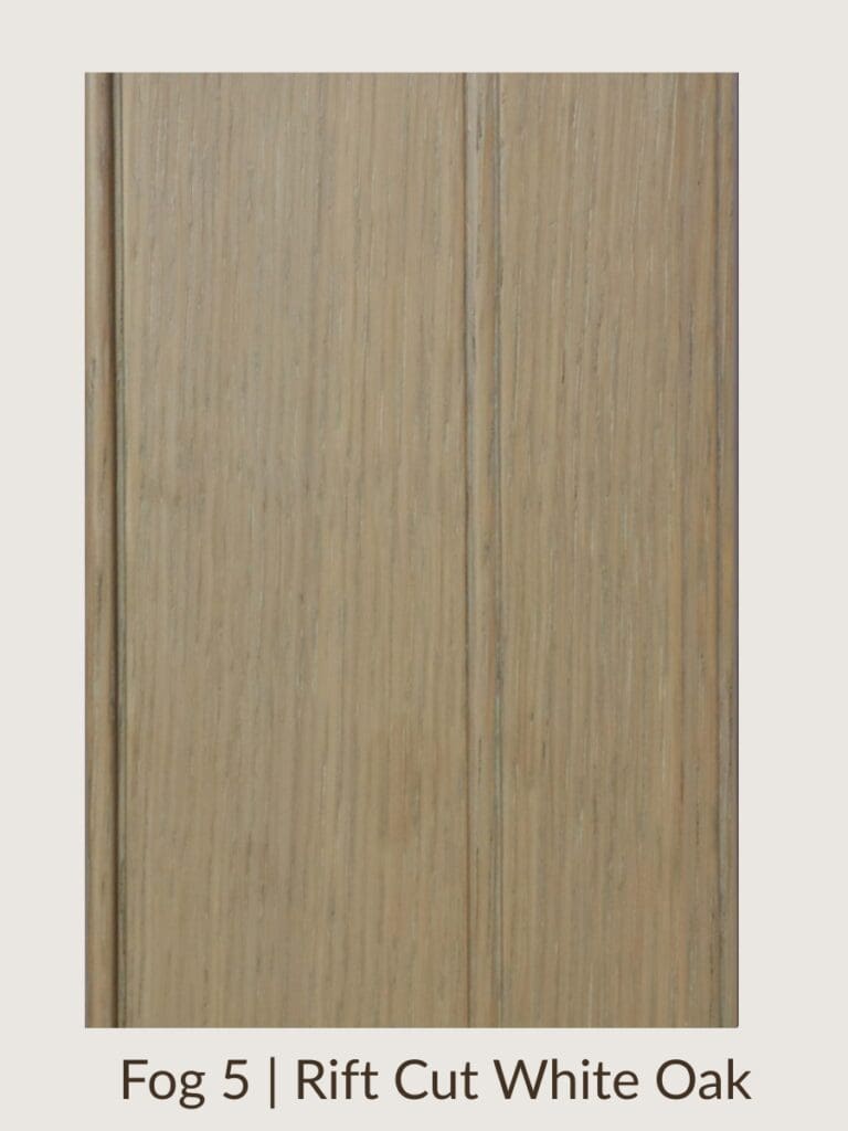 Fog 5 Rift Cut White Oak