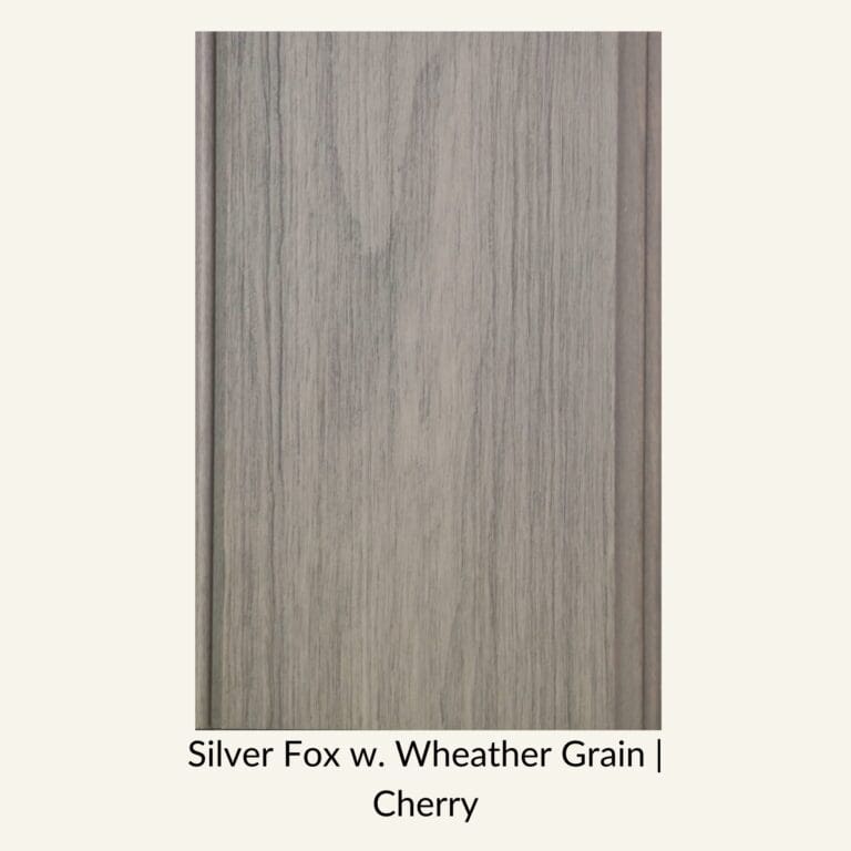 Silver Fox w Wheather Grain Cherry