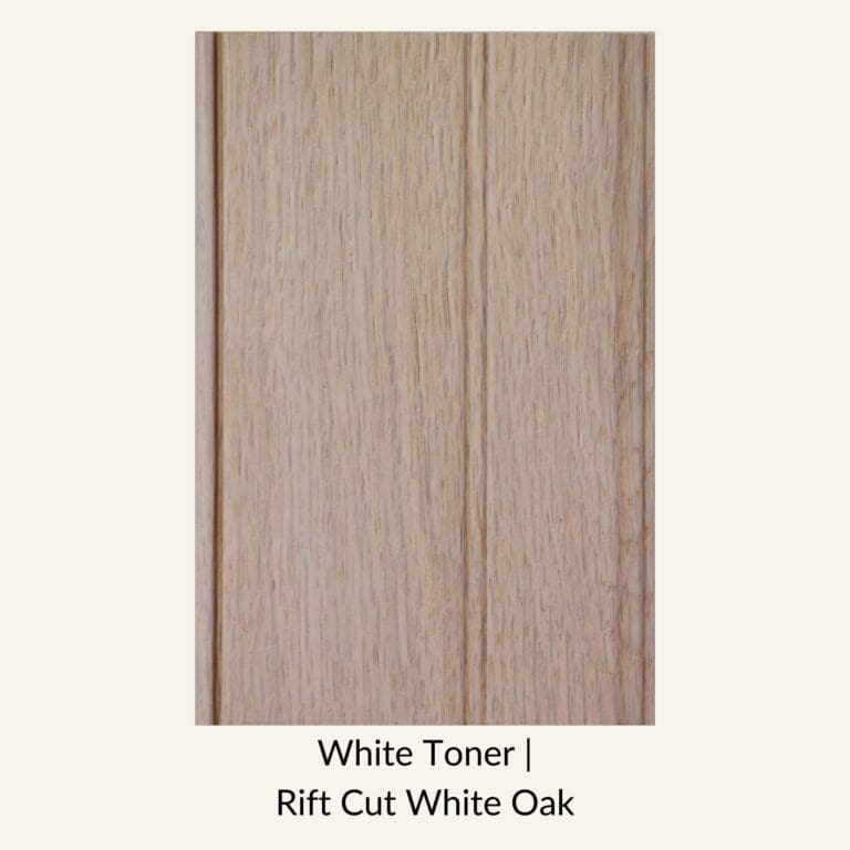 White Toner Rift Cut White Oak