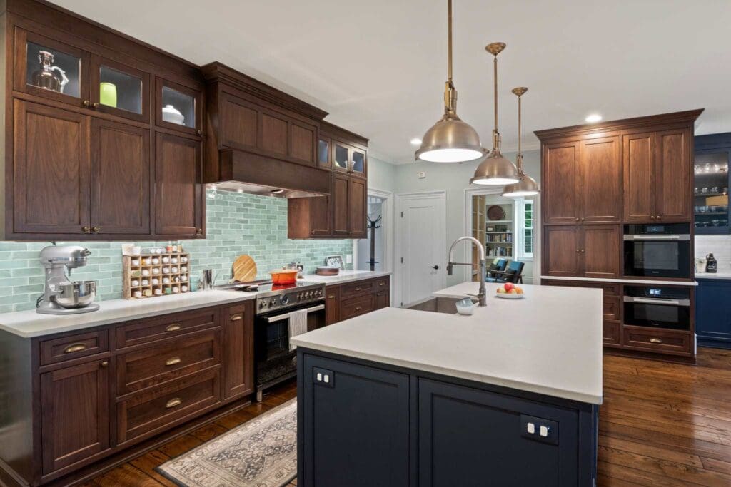 Having the right questions to ask at kitchen cabinet showroom appointments ensures a flawless installation of your premium walnut wood cabinetry in Fairport.