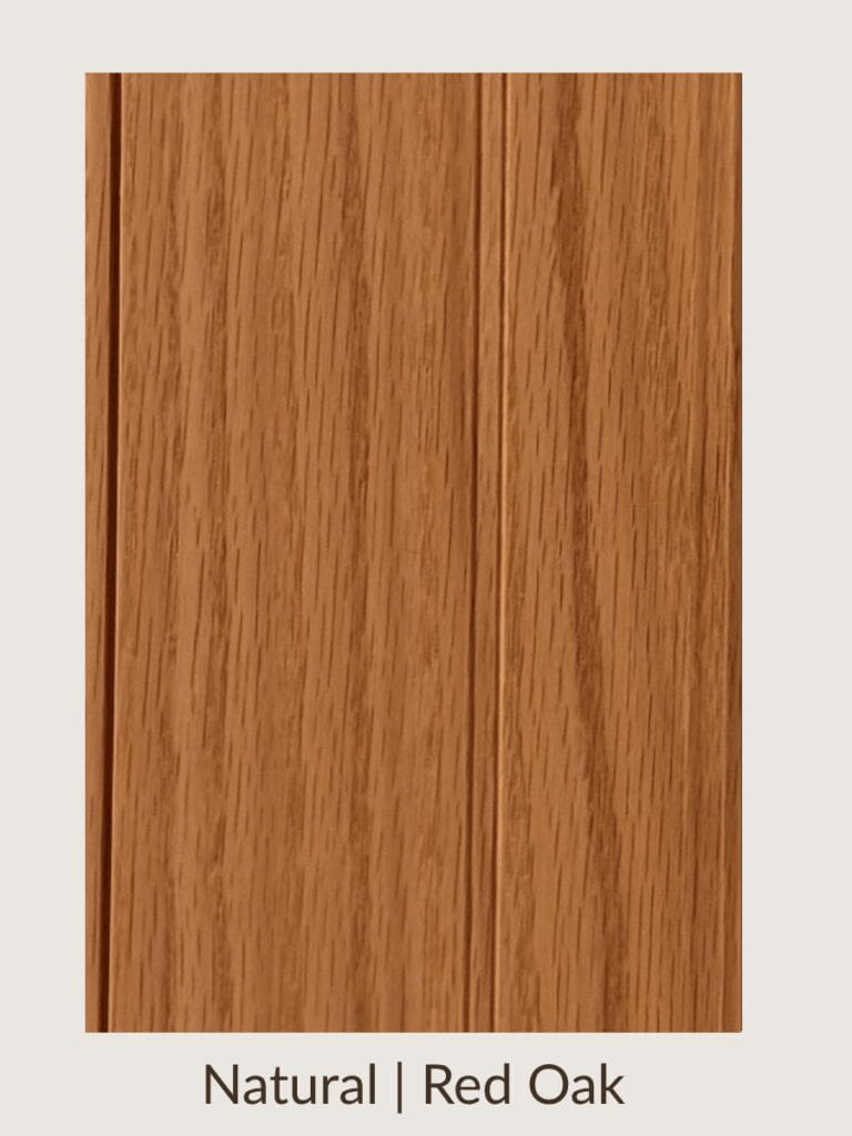 Natural Red Oak