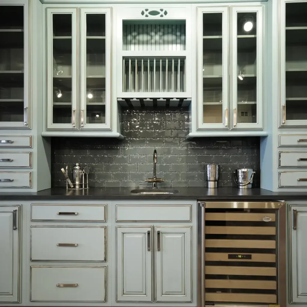 Metal Cabinetry Accents at Kountry Kraft