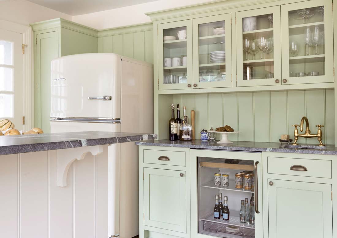 Olive Green Kitchen Cabinets - Home & Texture