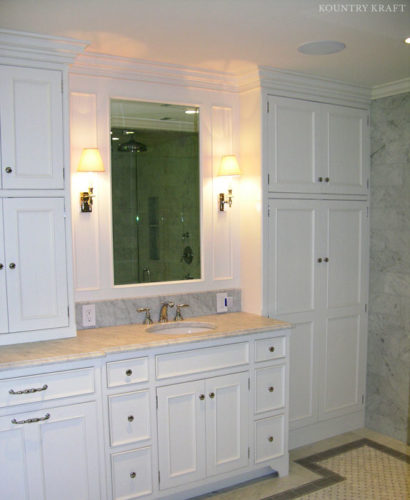 White Bathroom Cabinetry Berwyn, PA